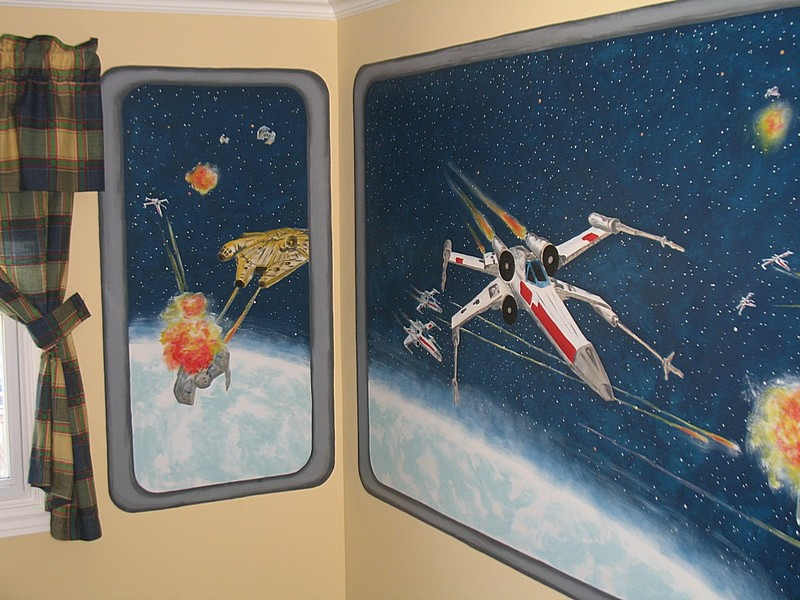Illustration for article titled Walls of Wonder: Amazing Science Fiction and Fantasy-Themed Murals